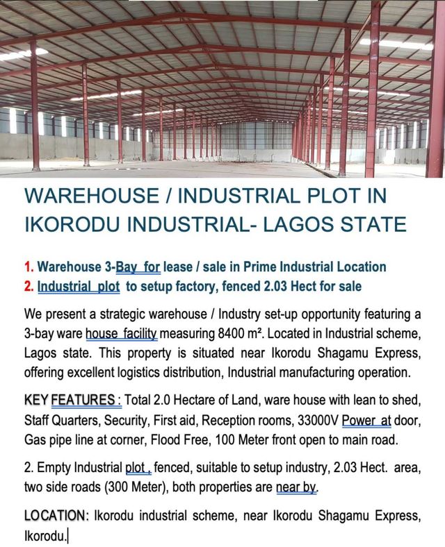 Warehouse in Kokoro Abu, Lagos